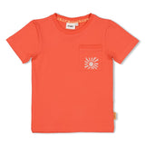 Sturdy T-shirt Koraal - Happy Rio