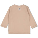 Feetje Overslagshirt rib Zand - Sea Sweeties