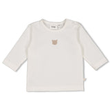 Feetje Longsleeve embroidery beer Offwhite - The Knits