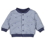 Feetje Omkeerbaar bomberjack Indigo - Blue Ocean