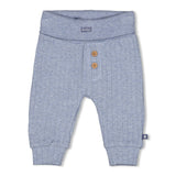 Feetje Broek rib Blauw melange - Blue Ocean