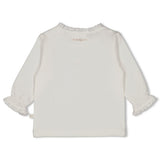 Feetje Longsleeve Offwhite - Delicate Flower