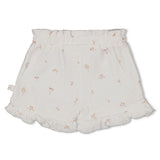 Feetje Short crinkle ruches AOP Offwhite - Delicate Flower