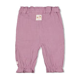 Feetje Broek mousseline Violet - Flower Ranch