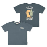 Sturdy T-shirt oversized Petrol - Lagoon Legends