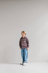 Jenest Scott shirt cherry bordeaux vintage rose