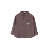 Jenest Scott shirt cherry bordeaux vintage rose