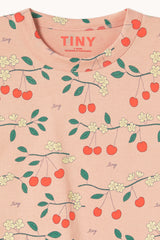 Tinycottons Cherry Trees Crop Tee