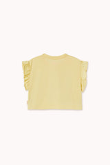 Tinycottons Yellow Flowers Graphic Crop Tee