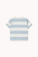 Tinycottons Stripes Knit Tee Blue