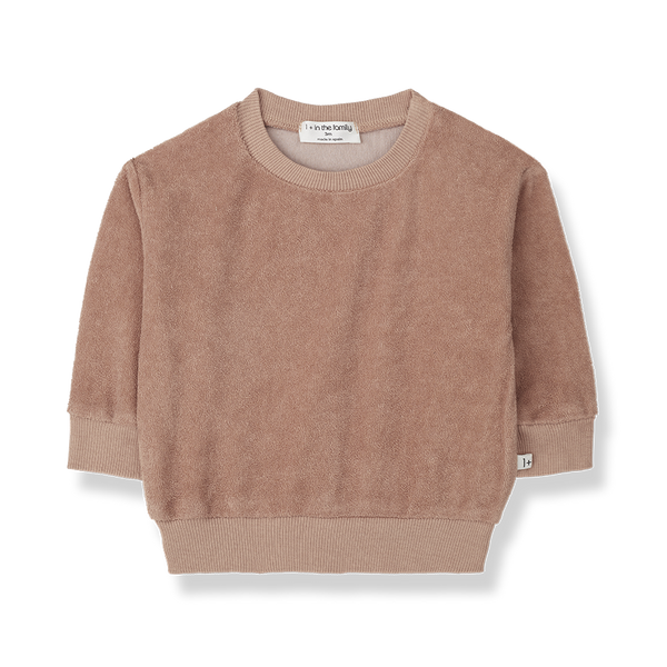 1+ in the family sweater Stefano apricot