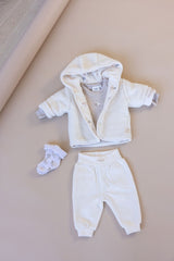 Feetje Longsleeve Taupe melange - Sleepy Sheepy