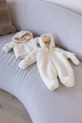 Feetje Omkeerbaar teddy jasje met capuchon Creme - Sleepy Sheepy
