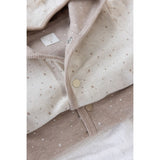 Feetje omkeerbaar jasje AOP Taupe melange - The Magic is in You