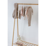 Feetje omkeerbaar jasje AOP Taupe melange - The Magic is in You