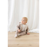 Feetje omkeerbaar jasje AOP Taupe melange - The Magic is in You