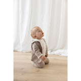 Feetje omkeerbaar jasje AOP Taupe melange - The Magic is in You