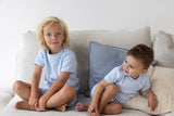 Feetje wafel Shortama babyblue - Summer Special