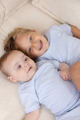 Feetje wafel Shortama babyblue - Summer Special