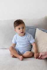 Feetje wafel Shortama babyblue - Summer Special