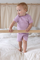 Feetje wafel Shortama lilac - Summer Special