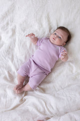 Feetje wafel Shortama lilac - Summer Special