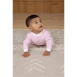 Feetje pyjama wafel wit-roze