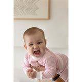 Feetje pyjama wafel wit-roze