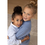 Feetje pyjama wafel wit-blauw