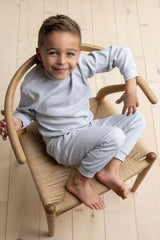 Feetje pyjama wafel grijs melange