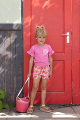 Jubel Short AOP lichtroze - Berry Nice