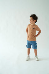 Sturdy Short L.blauw denim-The Getaway