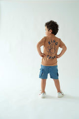 Sturdy Short L.blauw denim-The Getaway