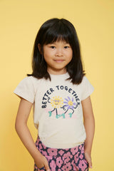 Jubel T-shirt Offwhite - Rolling into Spring