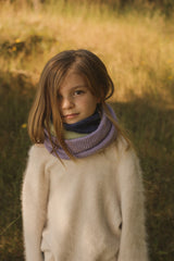 Hvid tube scarf Gigi lilac