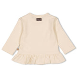 Feetje Longsleeve ruches - Favorite Offwhite