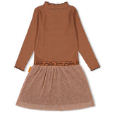 Jubel Jurk streep - Color Me Panther Bruin