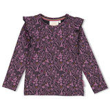 Jubel Longsleeve AOP Antraciet - Forest Fancy