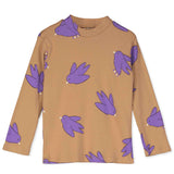 Lötiekids shirt birds all over toasted
