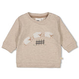Feetje Sweater Taupe melange - Sleepy Sheepy
