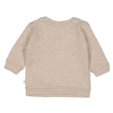 Feetje Sweater Taupe melange - Sleepy Sheepy