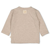 Feetje Longsleeve Taupe melange - Sleepy Sheepy