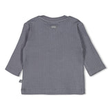 Feetje Longsleeve rib Blauw - Howdy