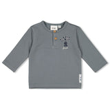 Feetje Longsleeve Petrol - Let's Go