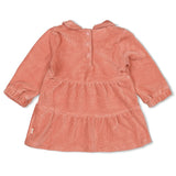 Feetje Jurk velours rib Mauve - Woodland Bloom