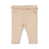 Feetje Legging pointelle rib Offwhite - Woodland Bloom