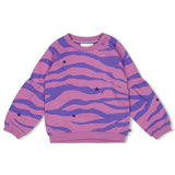 Jubel Sweater AOP Violet - Wild Soul