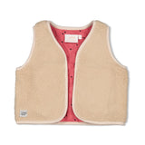Jubel Teddy gilet Offwhite - Queen of Hearts