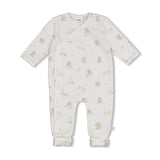 Feetje Pak omslagvoet AOP Offwhite - The Cuddle Company