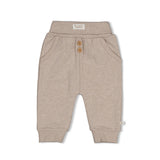 Feetje Broek Bruin melange - The Cuddle Company
